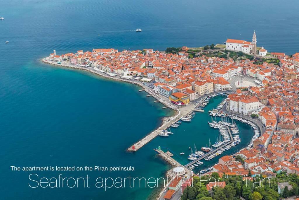Seafront Apartment Ai Fari Пиран Екстериор снимка